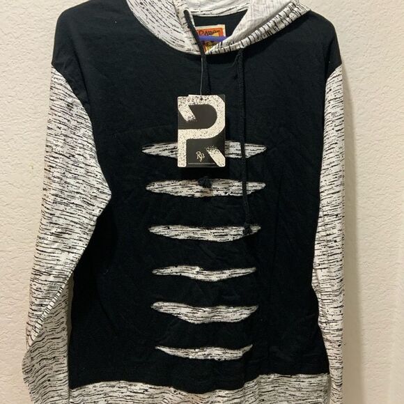 New Hoodie by The Rolling Paper Co. black and white - Picture 2 of 8